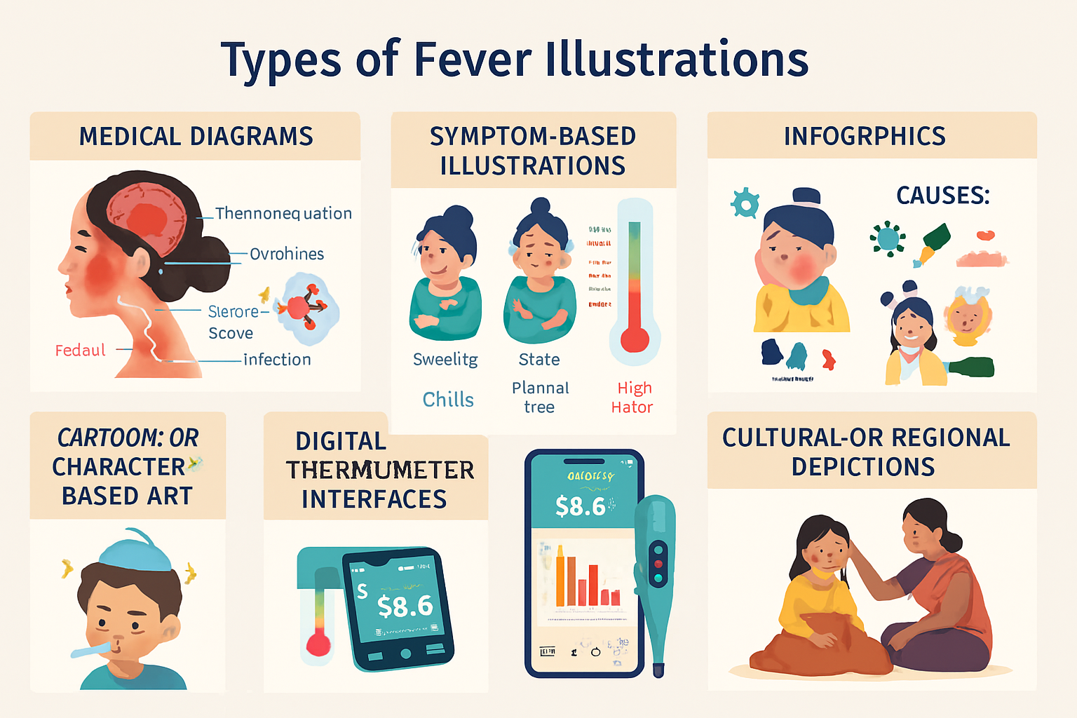 types of fever illus