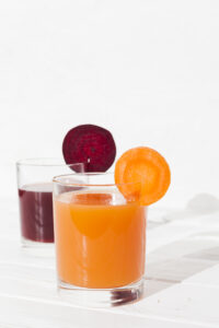freshly squeezed vegetable juices